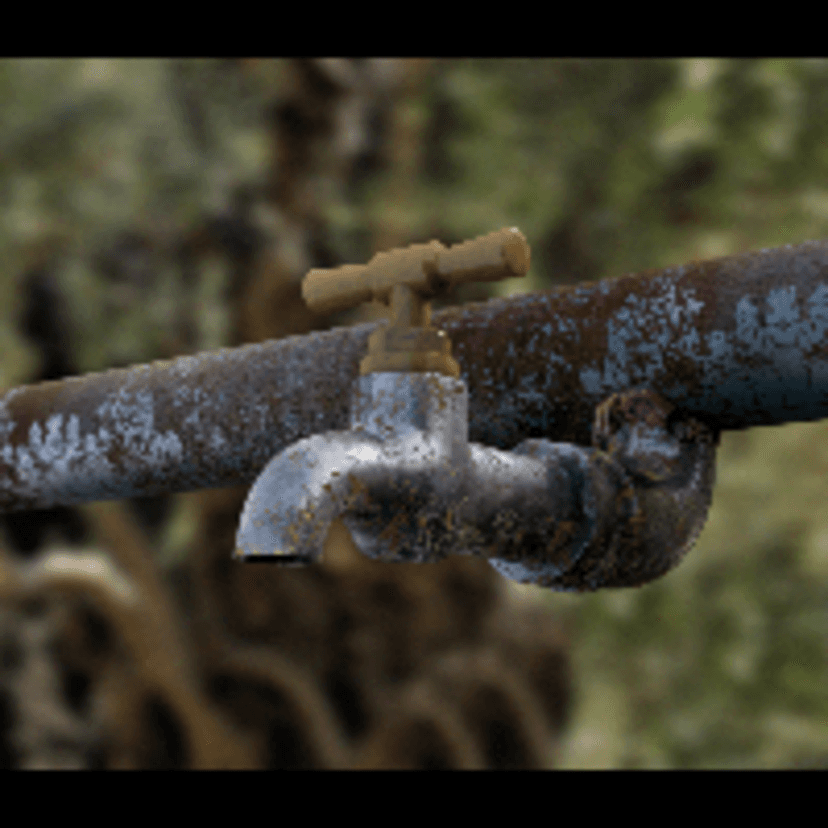 Rusty tap