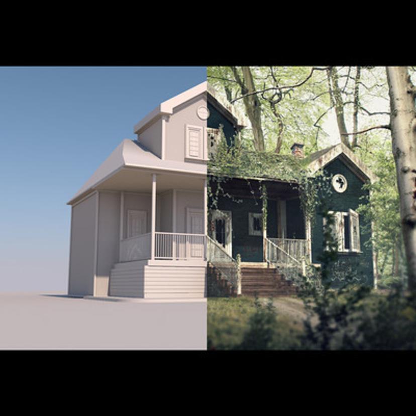 Abandoned house 3DDMP