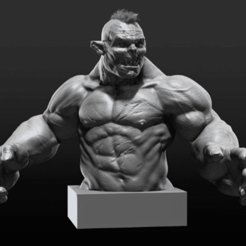 Orc Sculpting