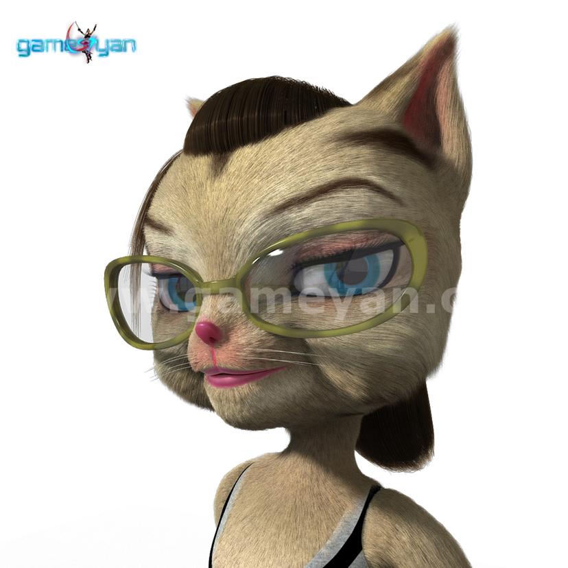 Kitty 3D cat ...