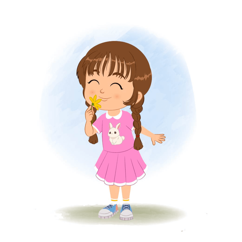 A cute little...