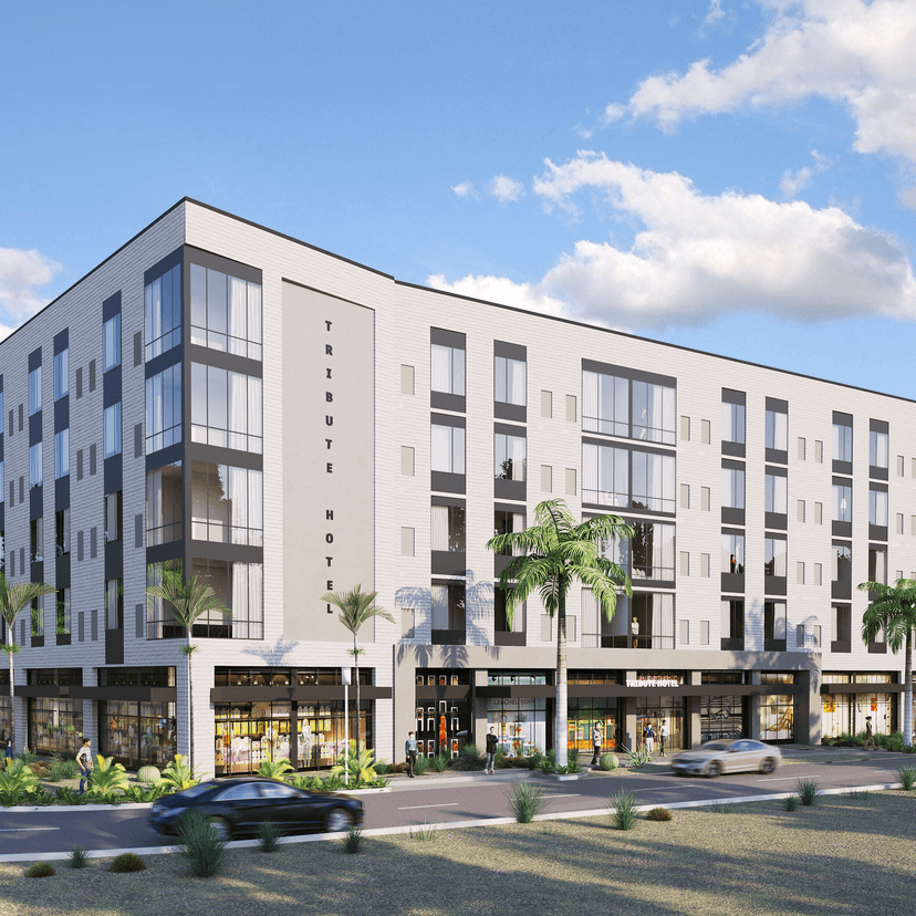 High-Quality Exterior Rendering for Hotel Project in Phoenix AZ